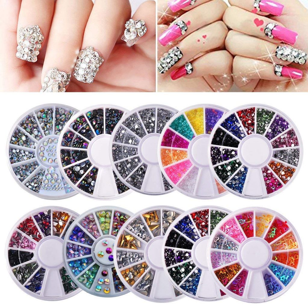 10 Wheels Rhinestone Nail Art – INSANE DEAL!