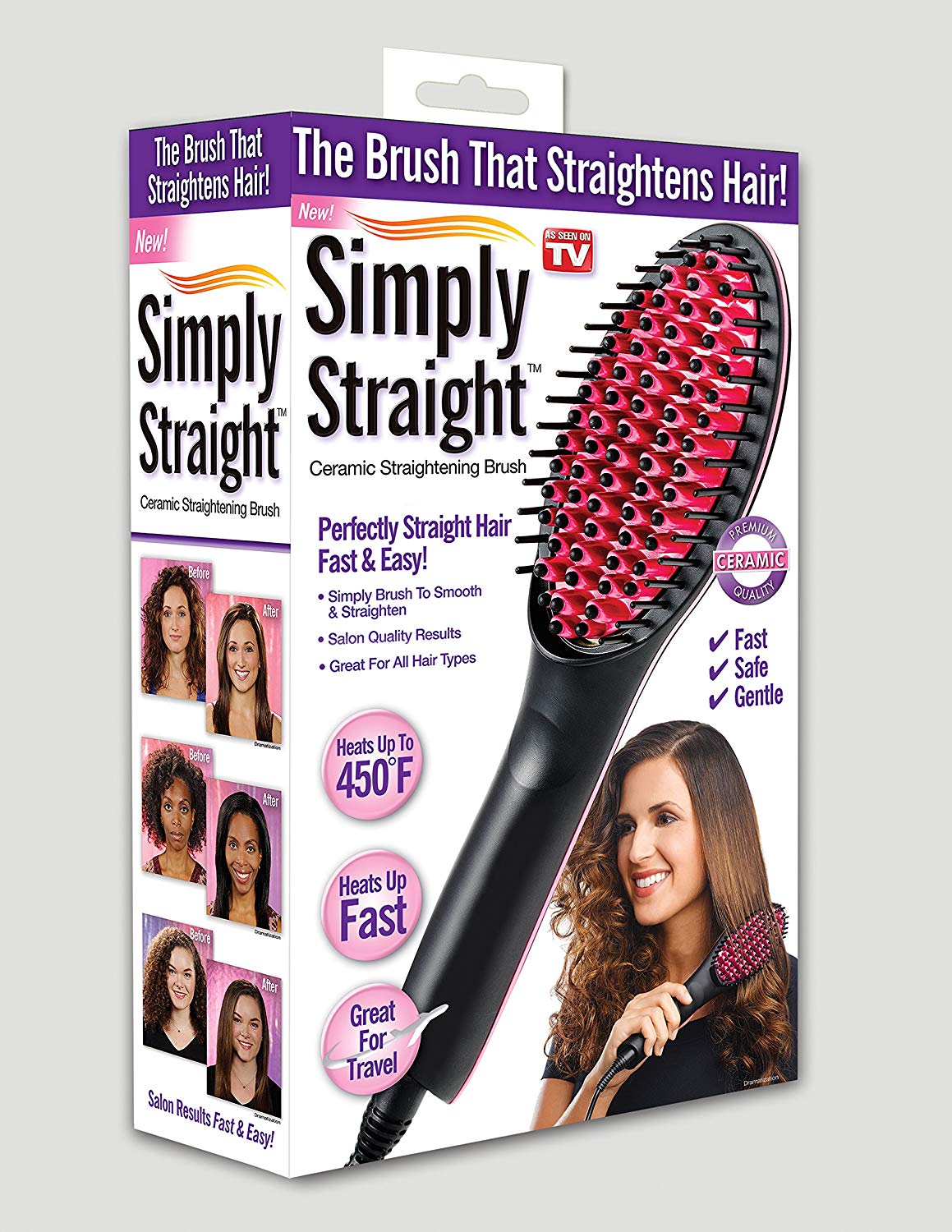 Ceramic Hair Straightening Brush (HOT PRICE!!)