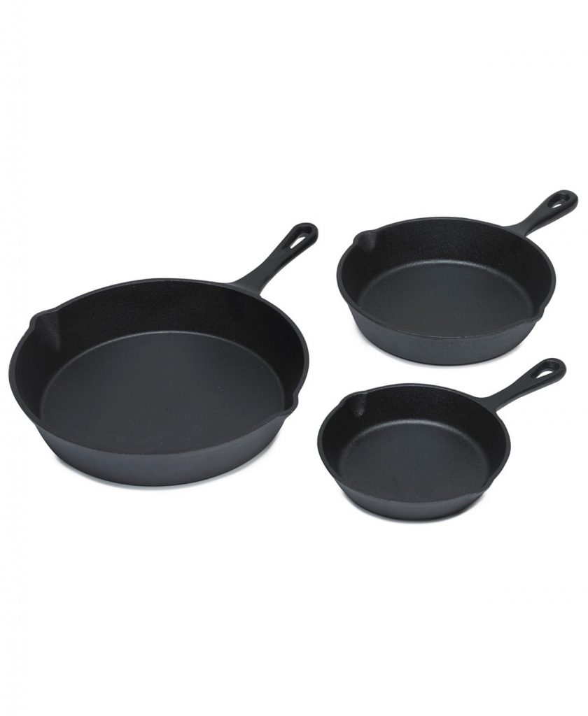 3 piece Cast Iron Fry Pan Set only $15.93!!
